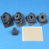 1/48 F-86A J47 Engine Front Correction set for ClearProp kit