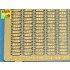 1/16 German Panzer 38(t) Track Link Casting Numbers for Panda Hobby kit
