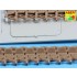 1/16 German Medium Tank PzKpfw.IV Ausf.H Vol.9A Track Link Pins for Trumpeter (25 pins)