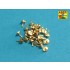 1/16 Turned Imitation of Hexagonal Bolts (0.85x1.30mm, 30pcs)