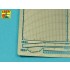 1/16 Tiger I E Tunisia 501 abt Front Mud Flaps for Tamiya kits