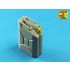 1/16 WWII German 20L Jerry Can Closings and 200L Fuel Drum Covers (Choice A)