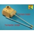 1/16 German SdKfz.171 Panther Ausf.G 7.5cm Barrel Muzzle Brake for Tamiya/Trumpeter kits