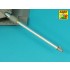 1/16 Leopard 2A7V 120mm L/55 Tank Gun Barrel