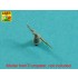 1/200 US Navy Ships 40mm Bofors Mk.1 Gun Barrels (20pcs)