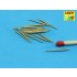1/350 Royal Navy Aircraft Carrier Barrels Set (QF Mk I+QF 2-pdr Mark VIII+Vickers Mk III)