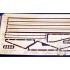 Photo-etched Fenders for 1/35 Russian Medium Tank T-55A for Tamiya/Trumpeter kit