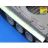 1/35 Tiger I Fenders & Exhaust Covers for Early Model in Africa for Tamiya/Rye Field Model
