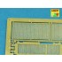 1/35 Russian Tank T-55AM / T-55AMV Grills for Takom kit