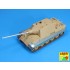 1/35 SdKfz.186 Jagdtiger 128mm PaK44 L/55 Gun Barrel set for Tamiya kit