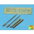 1/35 Set of 2 Barrels for German Tank Machine Gun MG34 w/Panzer Mantel