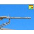 1/35 Set of 2 Barrels for German Tank Machine Gun MG34 w/Panzer Mantel