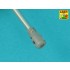 1/35 Russian 122mm D-25T Tank Barrel for IS-3 with 3D Muzzle Brake