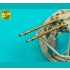 1/35 US .50 cal Aircraft Heavy Machine Gun Browning ANM2 Barrels w/Flash Hiders (2 sets)