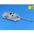 1/35 Soviet JS-7 Heavy Tank Armament w/Long Muzzle Brake (1x 130mm, 2x 14.5mm, 6x 7.62mm)
