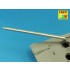 1/35 Russian T-14 Armata Armaments: 125mm 2A82-1M Cannon Barrel and 12.7mm Kord AA Barrel