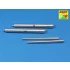 1/35 German 128mm L/61 Barrels for Anti-Aircraft 12.8cm FlaK 40 Zwilling for Takom kit
