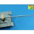 1/35 British 120mm L1A2 Barrel for Conqueror Mark 2 for Dragon kit #3555