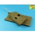 1/35 120mm L/44 Smoothbore Gun Barrel for Type 10 Tank for Tamiya kit