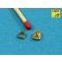 1/35 British Mk.I Female Barrels: 0.303 Vickers Gun (4pcs), 8mm Hotchkiss (1pc) for Takom