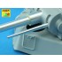1/35 Armament for US M6 Heavy Tank (1x 76.2mm M7, 1x 37mm M6, 2x 12.7mm Browning M2 HB)