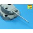 1/35 Armament for US M6 Heavy Tank (1x 76.2mm M7, 1x 37mm M6, 2x 12.7mm Browning M2 HB)