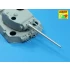1/35 Armament for US M6 Heavy Tank (1x 76.2mm M7, 1x 37mm M6, 2x 12.7mm Browning M2 HB)