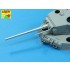 1/35 Armament for US M6 Heavy Tank (1x 76.2mm M7, 1x 37mm M6, 2x 12.7mm Browning M2 HB)