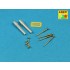 1/35 Mk.V Male Barrels for 6 pdr(57mm) Gun(2pcs)&8mm Hotchkiss m.1909(4pcs)for Meng Models