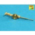 1/35 Barrels Set for Soviet Tank T-50 for Hobby Boss kit (1x 45mm 20K, 2x 7.62mm DT)
