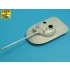 1/35 Soviet OBJECT 279 Armament 130mm M65 L-60 & 14.5mm KPVT for Panda Hobby/Takom kits