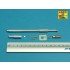 1/35 Soviet OBJECT 279 Armament 130mm M65 L-60 & 14.5mm KPVT for Panda Hobby/Takom kits