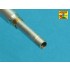 1/35 Soviet OBJECT 279 Armament 130mm M65 L-60 & 14.5mm KPVT for Panda Hobby/Takom kits