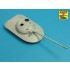 1/35 Soviet OBJECT 279 Armament 130mm M65 L-60 & 14.5mm KPVT for Panda Hobby/Takom kits