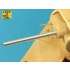 1/35 Matilda Mk.IIICS Barrel ROQF Mk.I 76.2mm w/Besa MG Barrel for Tamiya kits