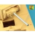 1/35 Matilda Mk.IIICS Barrel ROQF Mk.I 76.2mm w/Besa MG Barrel for Tamiya kits