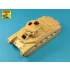 1/35 Matilda Mk.IIICS Barrel ROQF Mk.I 76.2mm w/Besa MG Barrel for Tamiya kits