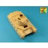 1/35 Matilda Mk.IIICS Barrel ROQF Mk.I 76.2mm w/Besa MG Barrel for Tamiya kits