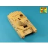 1/35 Matilda Mk.IIICS Barrel ROQF Mk.I 76.2mm w/Besa MG Barrel for Tamiya kits