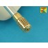 1/35 German E-100 Heavy Tank Krupp Turret 150mm Barrel w/Muzzle Brake for Trumpeter kits