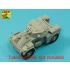 1/35 French AML-60-20 Armament, 20mm Autocanon & 90mm Mortar Barrels for Takom Models