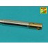 1/35 M47 Patton 90mm M-36 Barrel Cyrindrical Muzzle Brake w/Mantlet Cover for Takom/Tamiya