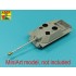 1/35 SU-122-54 Armament: 122mm D-49 Gun Barrel, 14.5mm KPVT for MiniArt/HobbyBoss kits