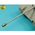 1/35 Jagdpanther Ausf G1 Early 8.8cm One Part Pak 43/3 L/71 Barrel for Takom kits