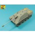 1/35 Jagdpanther Ausf G1 Early 8.8cm One Part Pak 43/3 L/71 Barrel for Takom kits