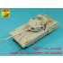 1/35 T-14 12.7mm Kord AA MG 125mm 2A82-1M Gun Barrel for Trumpeter/Zvezda kits