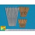 1/400 Metal Barrel set for German Battleship Scharnhorst/Gneisenau (35 barrels)