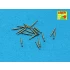 1/400 QF 2-pdr (40mm) Mark VIII "Pom-Pom" Barrels Set for Airfix/Heller kit (20pcs)