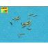 1/400 0.5inch (12.7mm) Vickers Mk.III Machine Gun Barrels Set for Royal Navy Ships (20pcs)