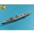 1/400 Polish Destroyer Blyskawica Gun Barrels Set for Mirage Hobby kits